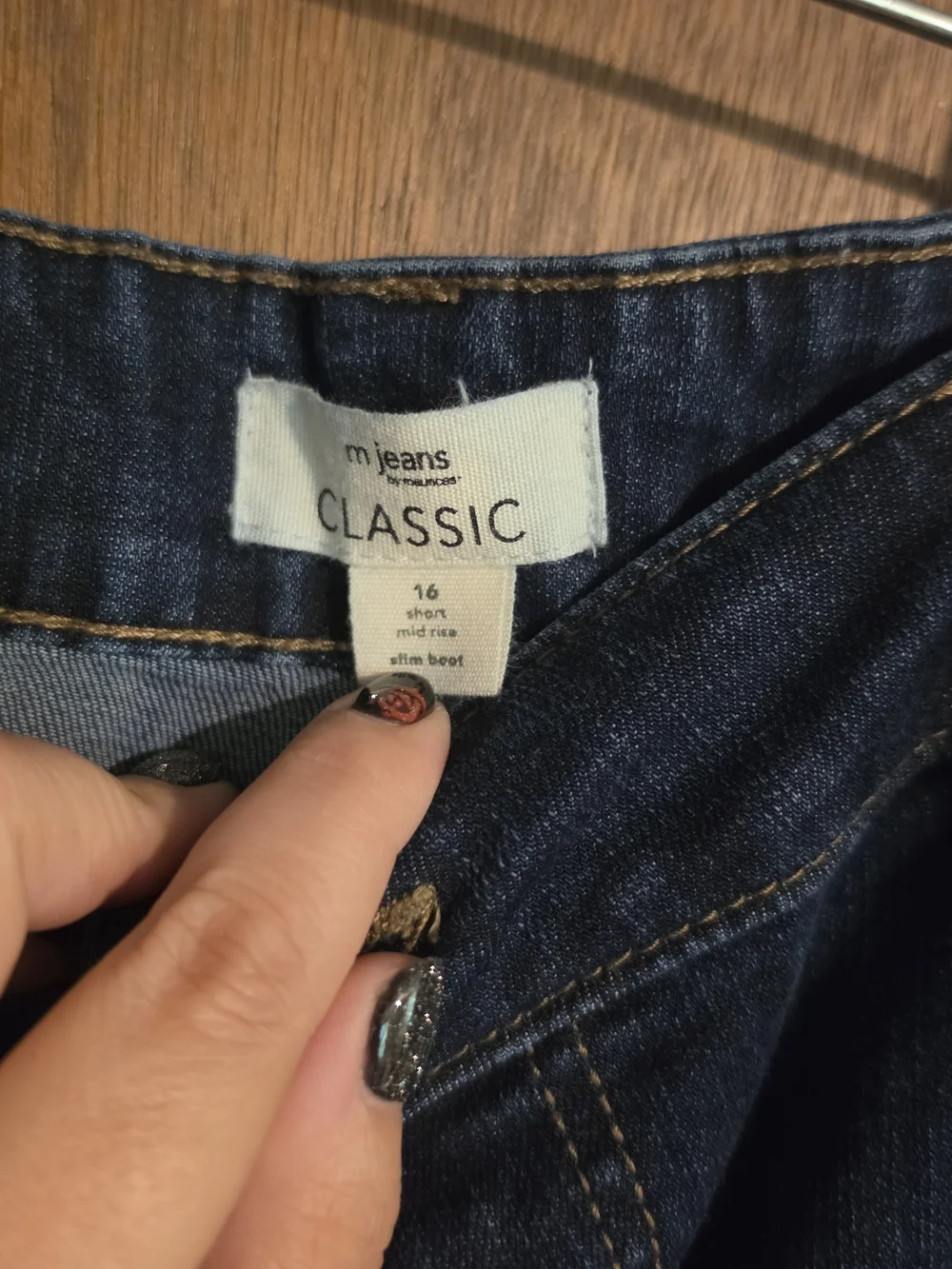 Maurices Dark Indigo Boot Cut Jeans
